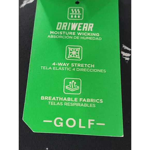 Chaps Golf Polo Men's XL Navy Nautical Print Soft Stretch Moisture Wicking NWT - Picture 5 of 8